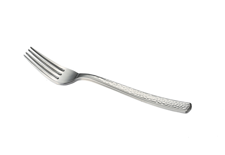  silver hammered fork
