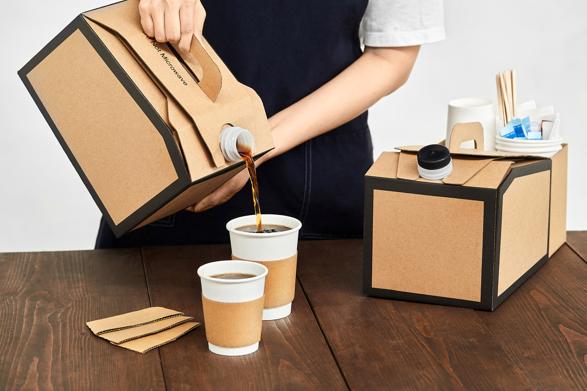 Hot Drink Sleeve & Beverage On The Move